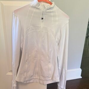 Lululemon Athletica White Define jacket size 6
